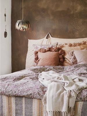 Matelas de sol gaddiposh tissu indien en coton, vert olive, Madam Stolz