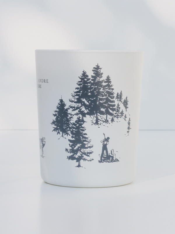 Bougie parfumée de luxe Cendre Daniel André montpellier