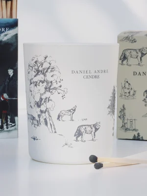 Bougie parfumée de luxe hiver Cendre Daniel André