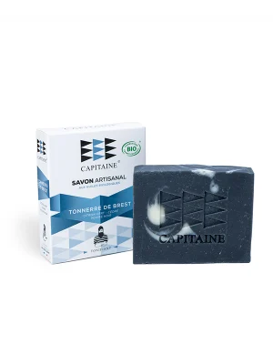 Savon Bio purifiant homme, Tonnerre de Brest – CAPITAINE COSMÉTIQUES