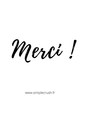 Carte cadeau SIMPLE CRUSH