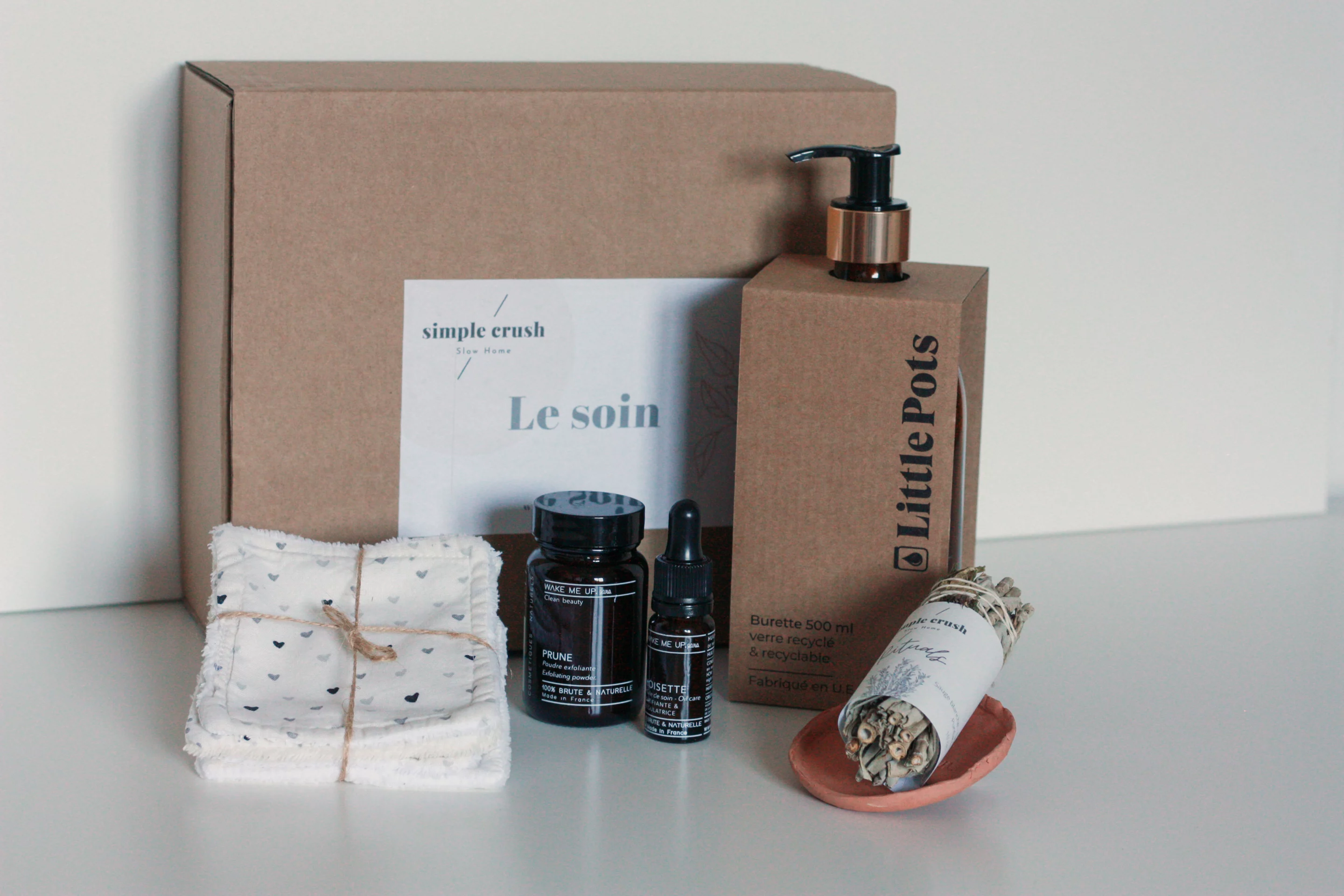 La box soins par Simple Crush beauté naturelle yukka 100%