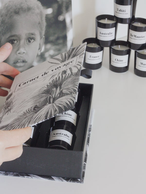 Coffrets bougies Voyage