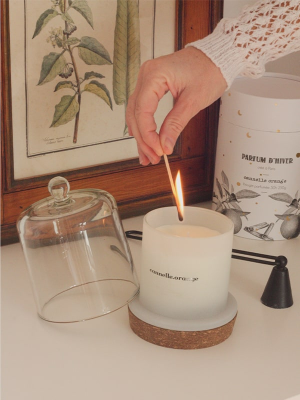 Bougie Hiver orange cannelle