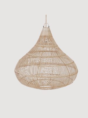 Suspension Drop en rotin naturel L 80x77 cm. - Objets déco - photo 12