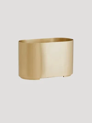 Porte-accessoires pour cuisine ou salle de bain en métal doré – 16,5cm