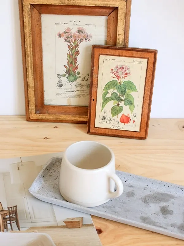 tasse céramique beige artisanale