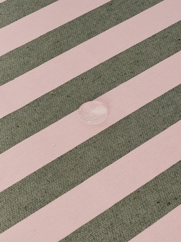 nappe rayée antitache, imperméable pour l'extérieur